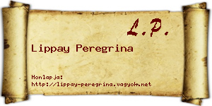 Lippay Peregrina névjegykártya